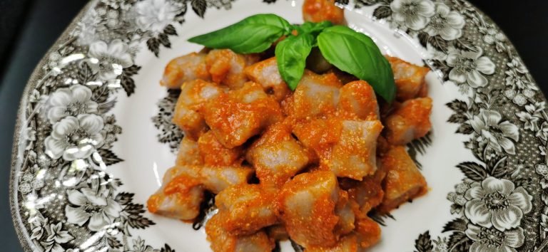 Ñoquis Morados Veganos