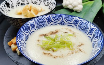 Crema de Coliflor y Puerros