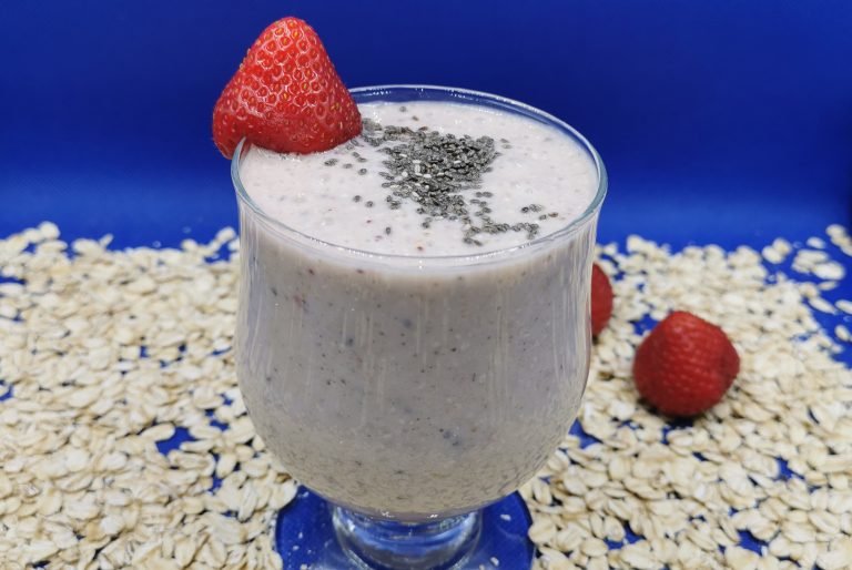 Batido de Banano y Fresa