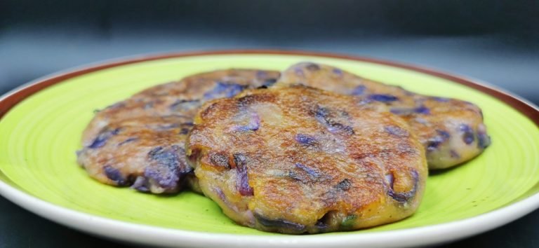 Hamburguesas de Repollo Morado y Papa