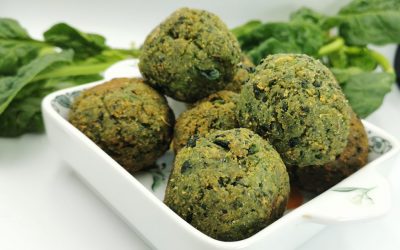 Albóndigas de Espinacas y Requesón rellenas