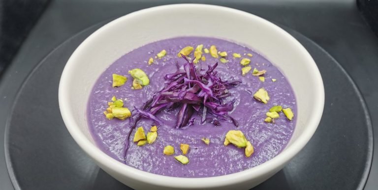 Crema de Repollo Morado