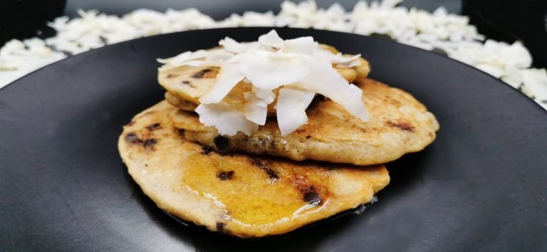 Pancakes de Coco y Chispas de Chocolate