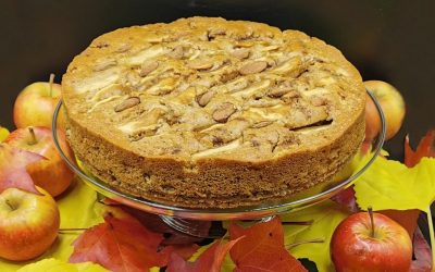 Pastel de Manzana y Almendras