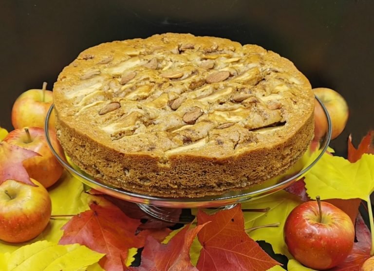 Pastel de Manzana y Almendras