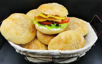 Pan Vegano para Hamburguesas