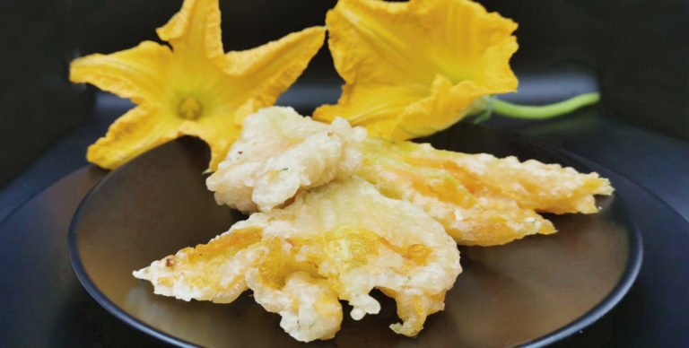 Flores de Calabacines Rellenas
