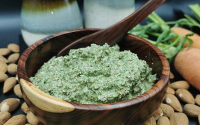 Pesto de Hojas de Zanahoria