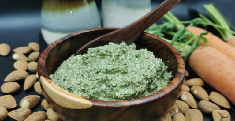 Pesto de Hojas de Zanahoria