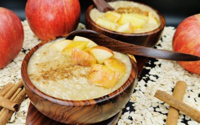 Porridge de Avena con Manzana y Canela