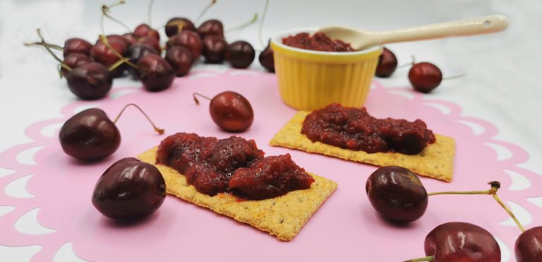Mermelada de Cerezas sin Azúcar