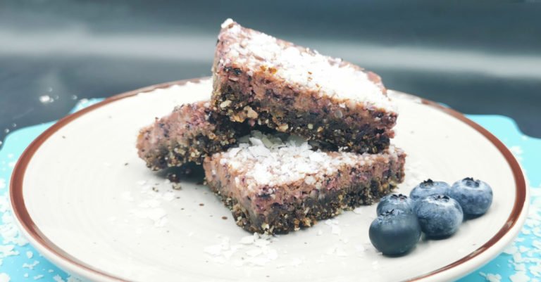 Barritas Veganas al Chocolate y Arándanos