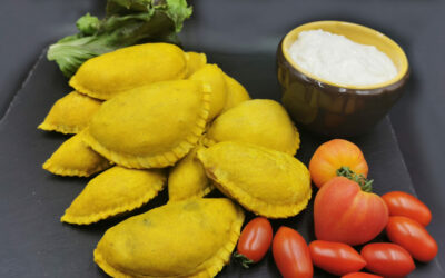 Empanaditas de Cúrcuma con Verduras