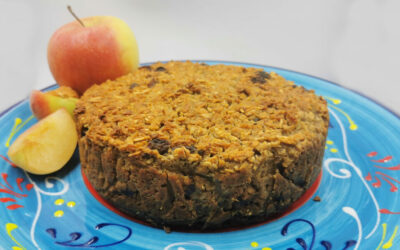 Pastel de Avena Vegano sin Harina