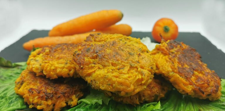 Hamburguesas de Zanahoria Vegetarianas