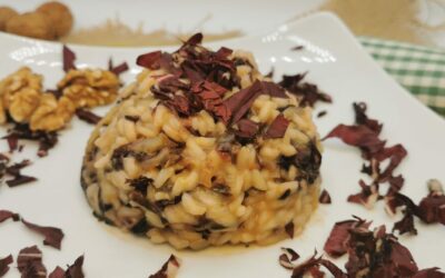 Risotto de Achicoria Roja (Endibia Roja)