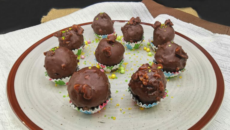 Trufas de Nueces y Dátiles