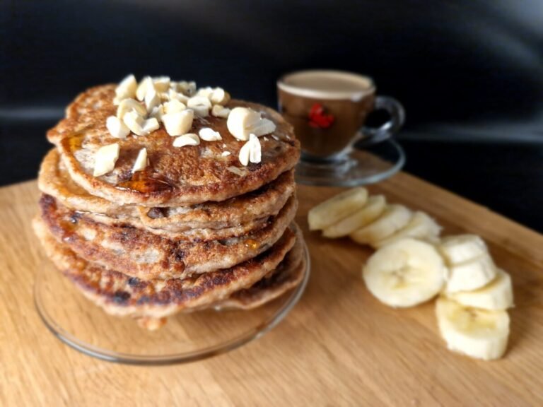 Pancakes de Banano Veganos