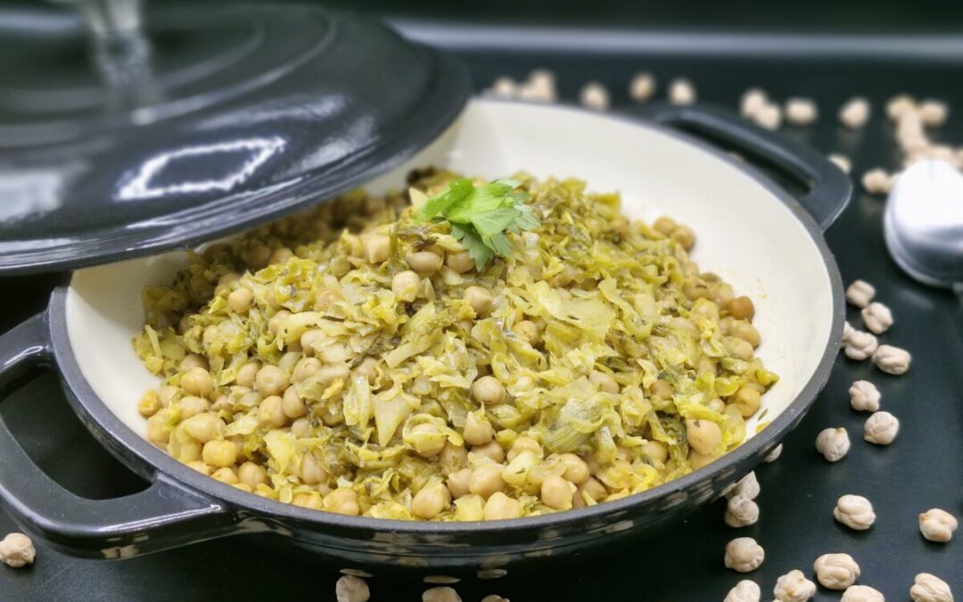 Estofado de Garbanzos y Repollo