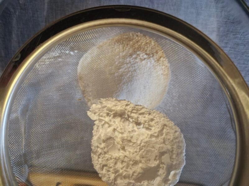 Paso de la receta