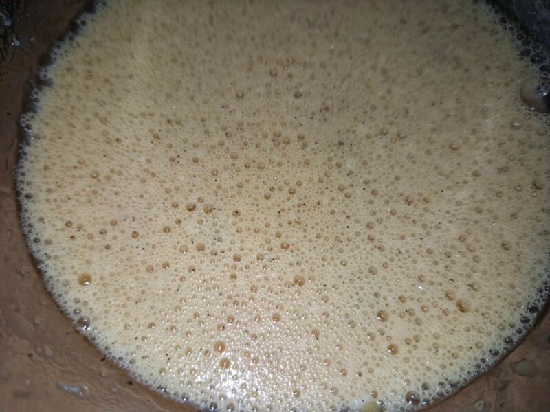 Paso de la receta