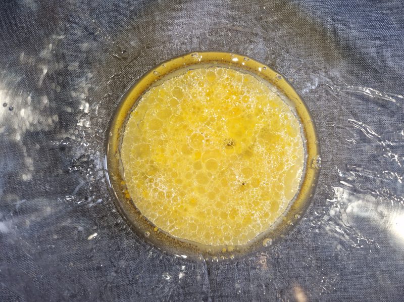 Paso de la receta