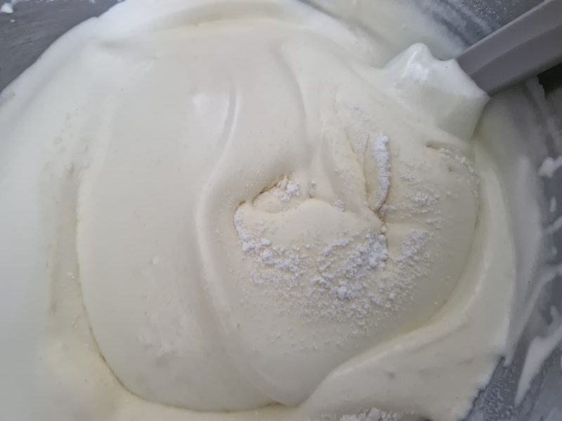 Paso de la receta