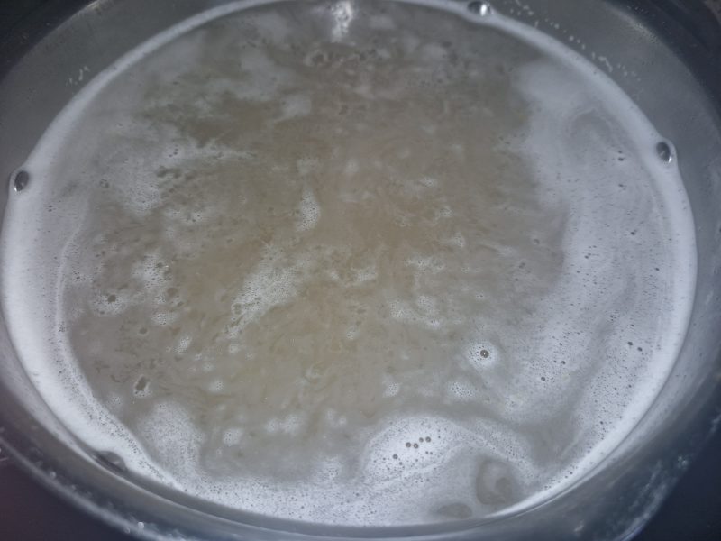 Paso de la receta